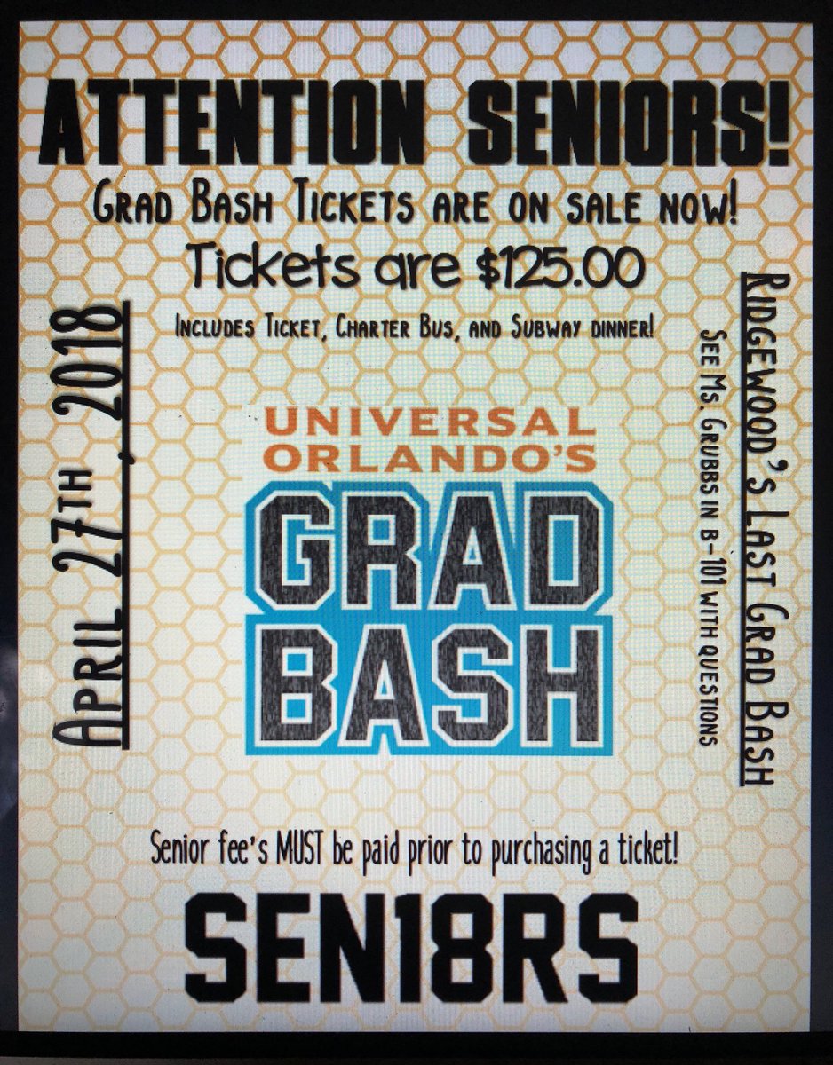 daniellgrubbs's tweet photo. Seniors! Seats are going fast! Last day to make a deposit and reserve your seat is February 23rd! https://t.co/9MSbB3uF2f