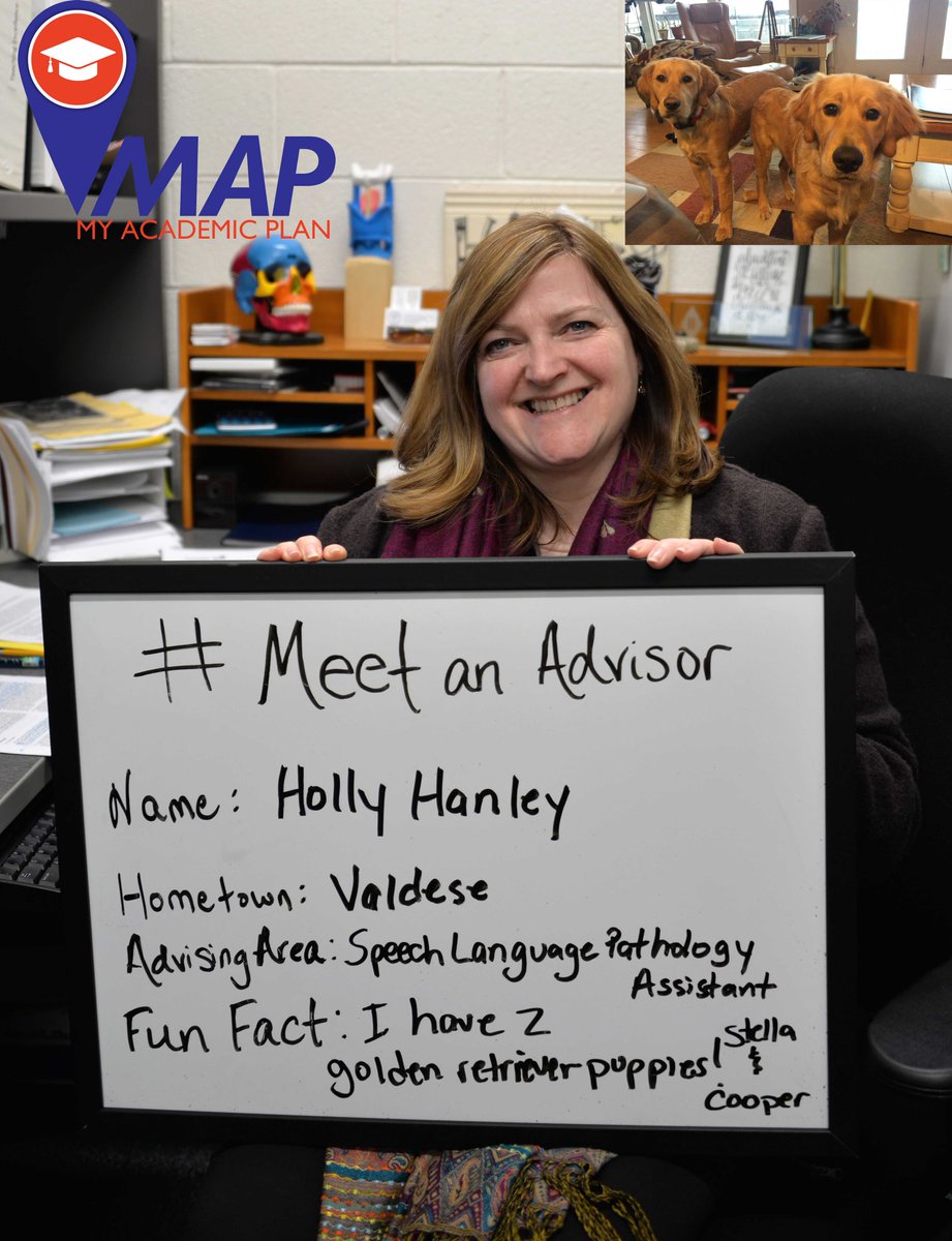 cccti's tweet photo. It's #MeetAnAdvisor Monday. This week we're featuring Speech Language Pathology Assistant program director Dr. Holly Hanley. Check out our MAP webpage for more help navigating your college experience: https://t.co/V3R6L2LVgG https://t.co/vtZtWRJxO7