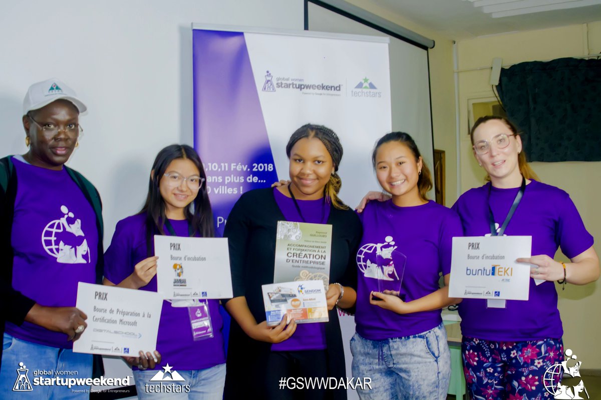 GSWWDakar's tweet photo. Un grand merci à tous d'avoir rendu possible cet événement, nos chaleureux encouragements à tous les participants.
1er: Plastech Energy
Scd:Food Truck
3ème:Ejang Radio
#JoinTheWave #GlobalStartUpWeekend #GSWDakar #GSWWDakar #kebetu #team221 https://t.co/dyoywJUMJs