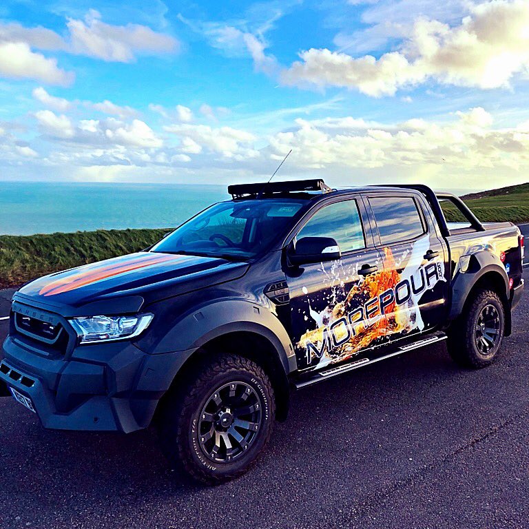 New sign writing from <a href="/vinyl_design_uk/">Vinyl Design</a> #FordRanger #msport #brewery #beer #craftbeer #truck #morepour