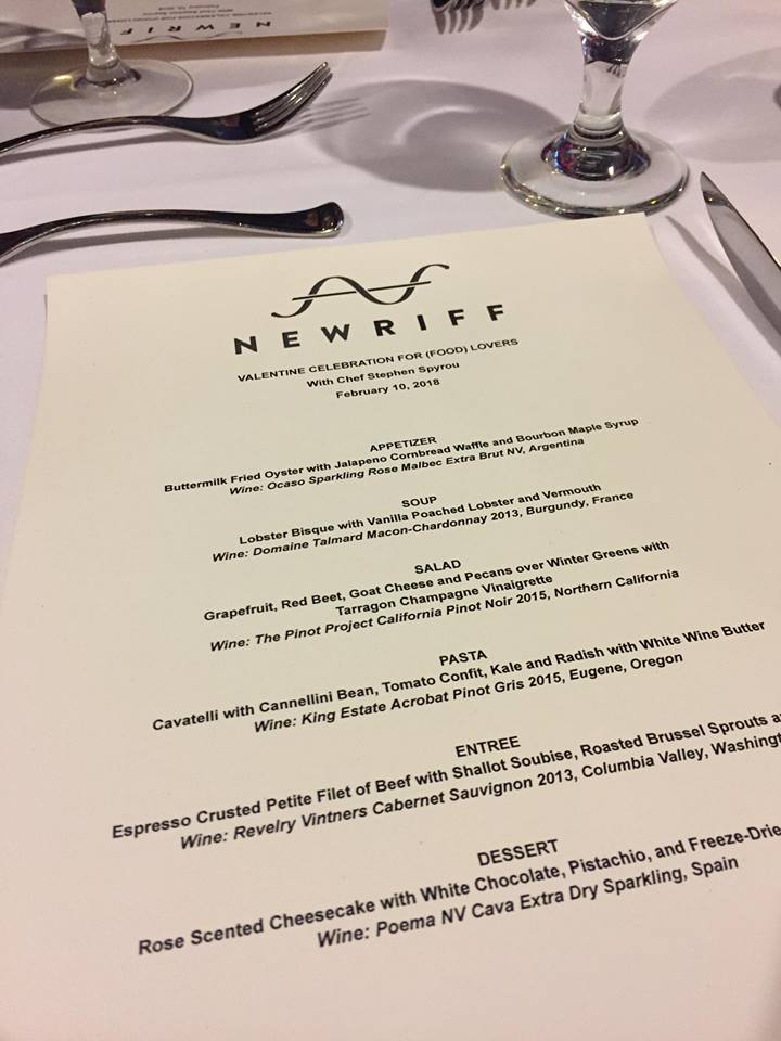 NewRiff_Events's tweet photo. Attendees of our "Valentine Celebration for (Food) Lovers" dinner this weekend got a head start on celebrating Valentine's Day by enjoying six sensational courses prepared by Chef Stephen Spyrou. Check out some photos from the delightful — and delicious — evening: https://t.co/R4uZbLbwXX