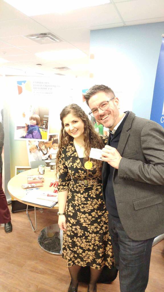 De belles rencontres à la foire des carrières de l’<a href="/uOttawa/">Université d'Ottawa | University of Ottawa</a> !! Tellement inspirant de rencontrer des futurs enseignants passionnés et motivés! <a href="/MlleJus/">Julianne Farley</a> <a href="/ecolecatholique/">CECCE</a>