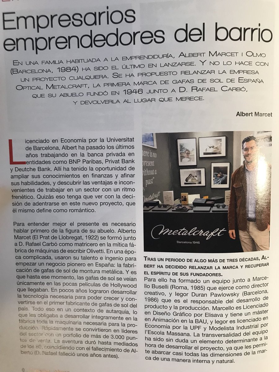 AlbertMarcet's tweet photo. @sguerolacarbo @fedrigoniclub @LaVanguardia Bona tarda Sara, malauradament, els periodistes no t’envien els articles perquè els repassis abans de publicar-los... aquest si el vaig escriure jo, m’imagino que aquest t’agradarà més. Salutacions https://t.co/81SHc1Wyd3
