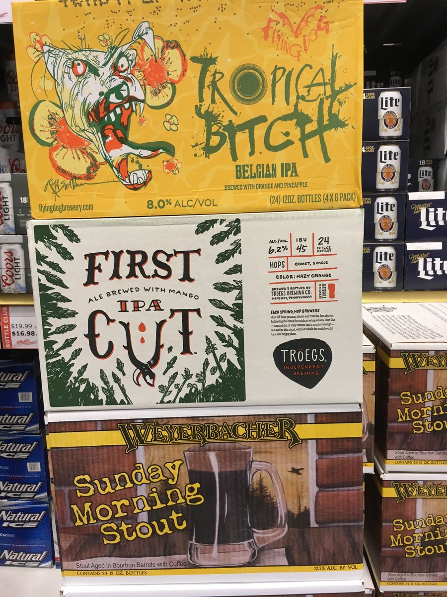 jcanalslawrence's tweet photo. Starting the week with some #FreshCraft deliveries from @Weyerbacher @TroegsBeer &amp; more #CraftBeer @NJCraftBeer https://t.co/cLIeDvtMKQ