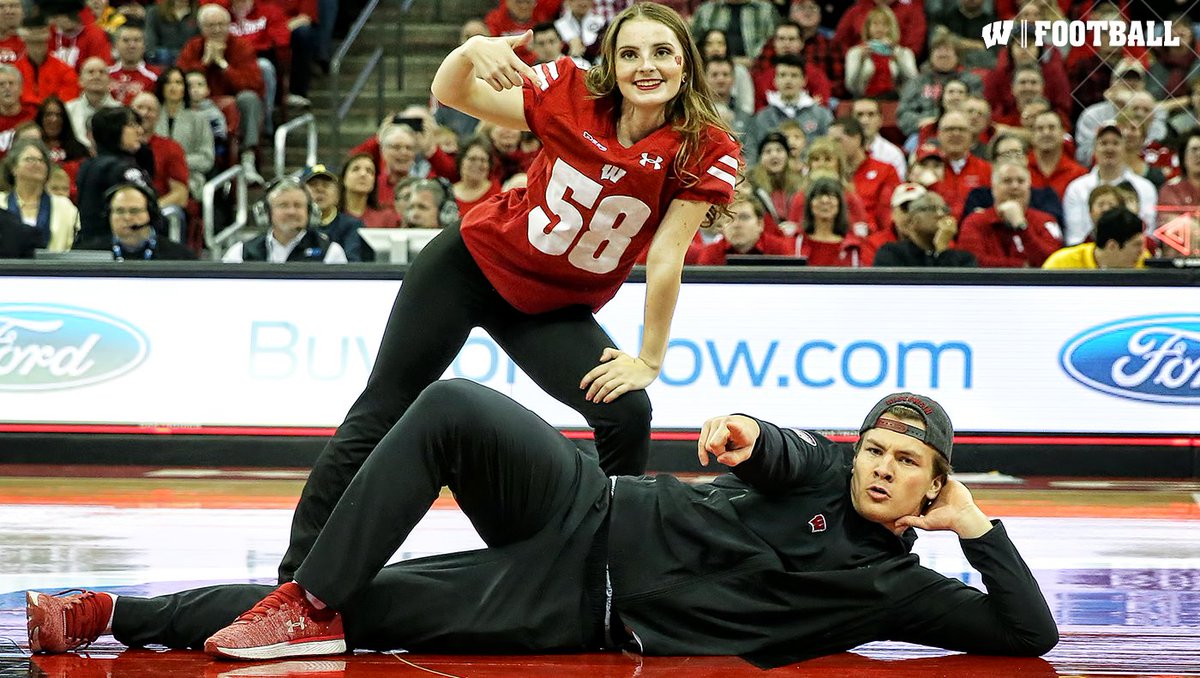 BadgerFootball's tweet photo. Heard they were casting for "So You Think You Can Dance"... https://t.co/3WrMuA3IZe