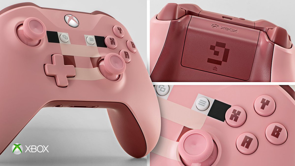 xbox one minecraft controller pig