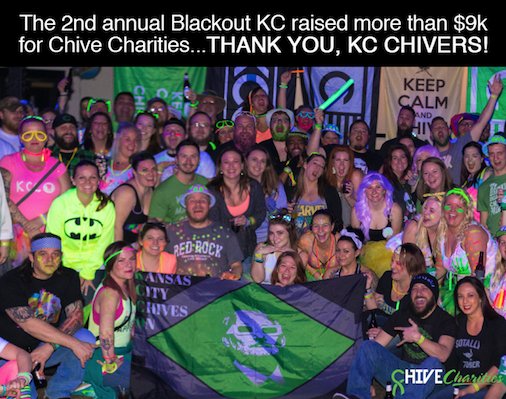 ChiveCharities's tweet photo. Well done, @KCChivesOn! #GoodPeople https://t.co/hDaF59zlor