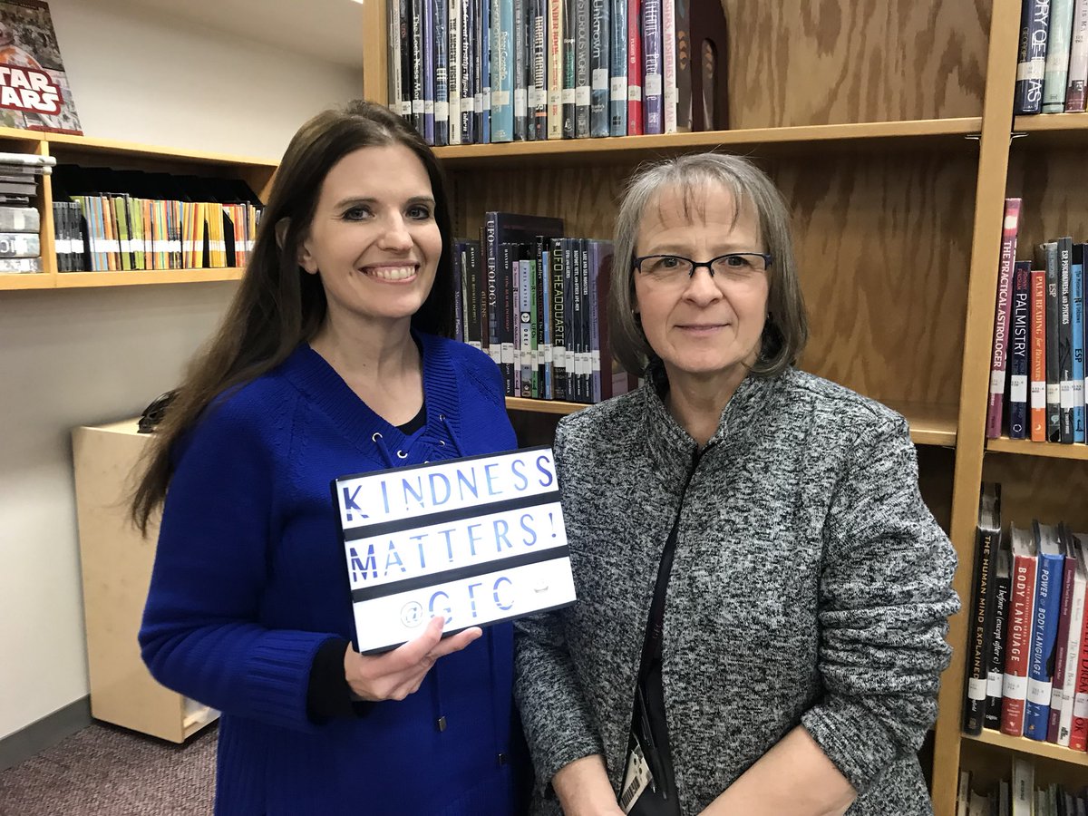 chaaven's tweet photo. Kindness Matters in the @GFC_Activities library. HT @gfclibrary #uKnighted #100yearsofkindness https://t.co/4Nt8augIdX