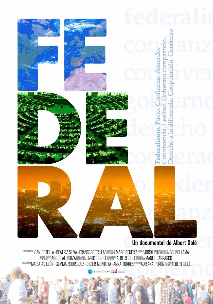 Este martes 13 estrenamos el documental FEDERAL en #Girona. Os esperamos a las 20h en Cinemas Truffaut (Portal Nou 7) ¿Nos ayudáis a hacer difusión?