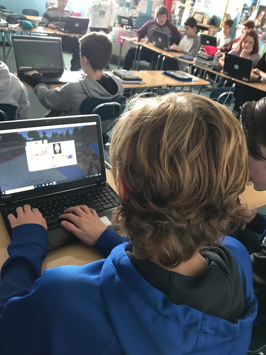 SartellScherer's tweet photo. What a week at Sartell Middle School (@isd748)! Engineering Challenges, #MidMN Student Powered Conference, and now our first run at MinecraftEDU (@PlayCraftLearn)! I wish I was a student here. #mnlead Thanks for the help @irvspanish... all systems seem a GO over here. https://t.co/FKxDpc60o2
