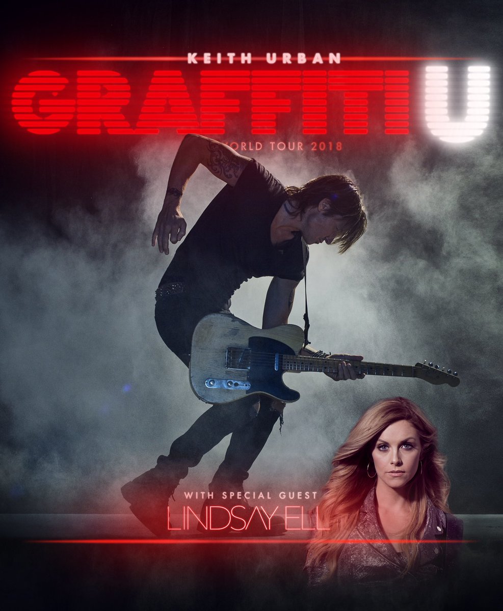 lindsayell's tweet photo. I am so excited to be touring with @keithurban in the fall and can’t wait to play for fans in the venues I grew up in. 🇨🇦 #GraffitiU For details: https://t.co/dbJeGfaxB0 https://t.co/rg9bYxHpa8