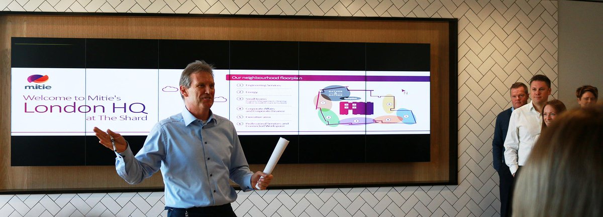 PhilBentleyCEO's tweet image. Today I was proud to open the @WeAreMitie HQ @TheShardLondon, showcasing our #ConnectedWorkspace.

We’re looking forward to showing our customers how tech-enabled FM is a game changer: fal.cn/4BYp

What a great way to start the week!