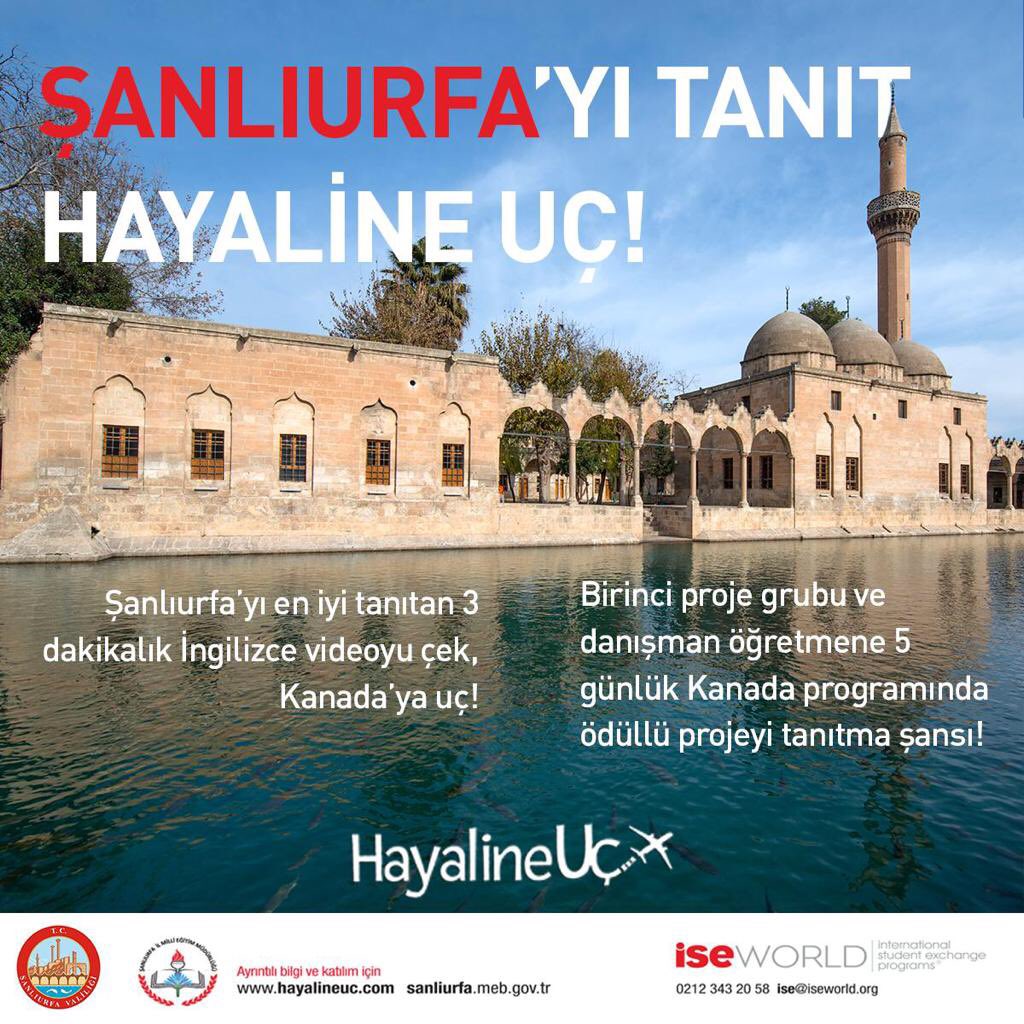 ziya_suluyer's tweet photo. #sanliurfayitanithayalineuc #ISEWorld Tem.Prog Uz. Zelal ve Ysmin hanım, okulumuz öğrencilerine #HayalineUç yarışması hakkında bilgi verdi. Öğrenciler, ingilizce hazırlayacakları Şanlıurfa tanıtım videosunun dereceye girmesi durumunda çeşitli hediyeler ve Kanada gezisi kazanacak https://t.co/Hv5gqzugag