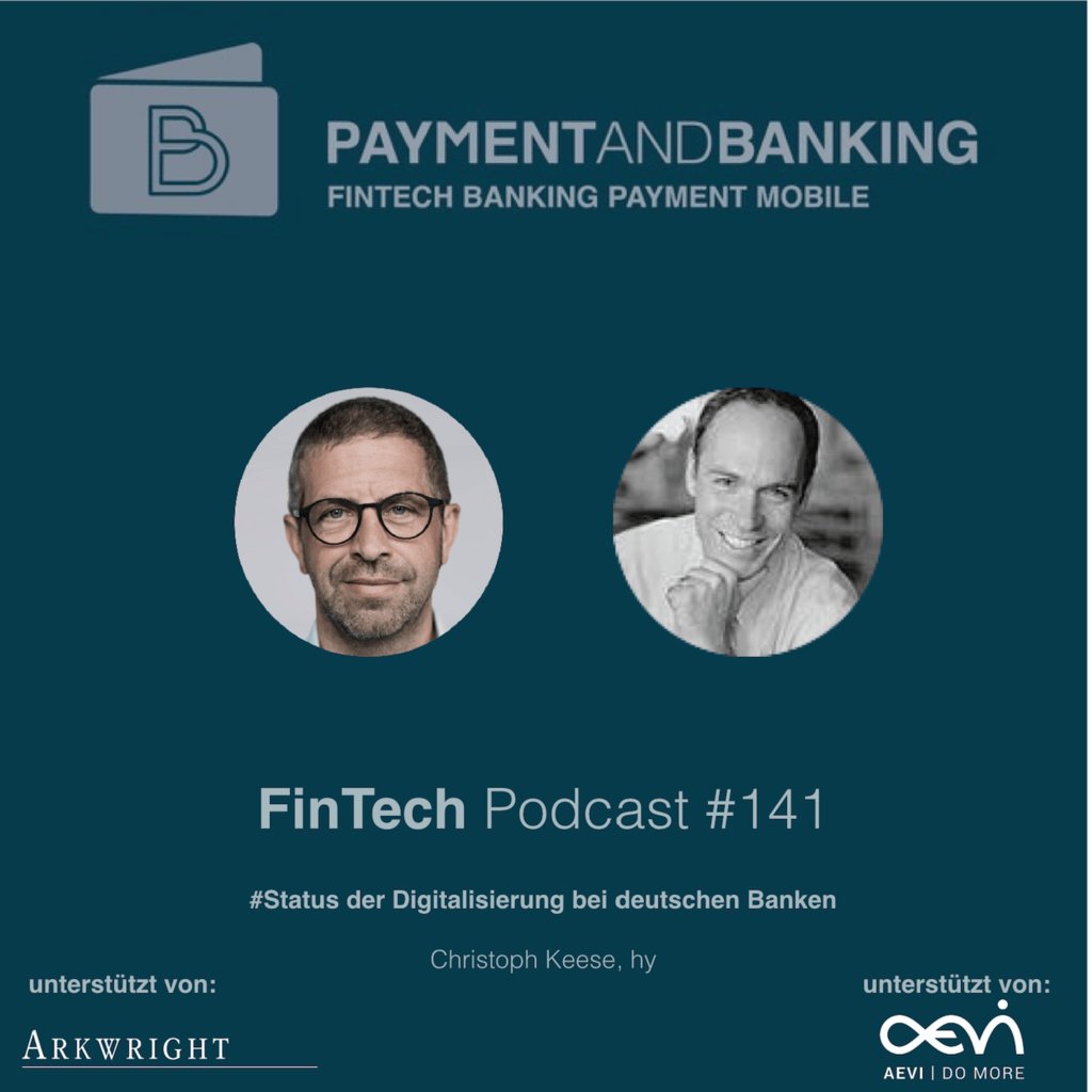 Wenn ihr mal wieder was aufs Ohr braucht, weil erst Montag ist: Mit der neuen Ausgabe des <a href="/paymentbanking/">Payment & Banking</a> Podcasts &amp; dem omnipräsenten Thema #Digitalisierung der deutschen Banken seid ihr gut versorgt @ambajorat <a href="/ChristophKeese/">Christoph Keese</a> 

paymentandbanking.com/fintech-podcas…