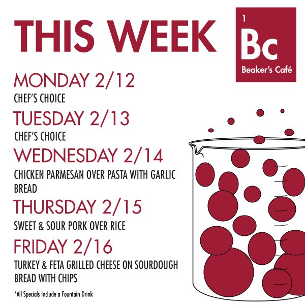 OUHSCDining's tweet image. Treat yourself this week to one of our delicious specials!🍽️🍔🍲