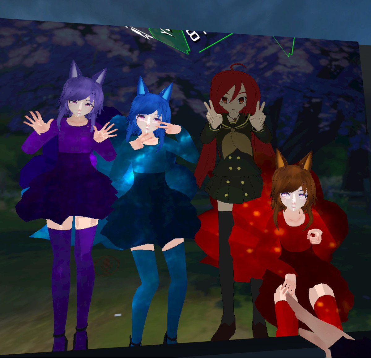 Castmstrtyler's tweet photo. Wanted to thank @woops @ItsTehOzzy and @pokelawls for getting me and my friends into Vrchat, it's one of the greatest experiences anyone can ever have. Thank you guys so much!!! (Pic is our first day on VrChat) https://t.co/VG8qNYRJ0e