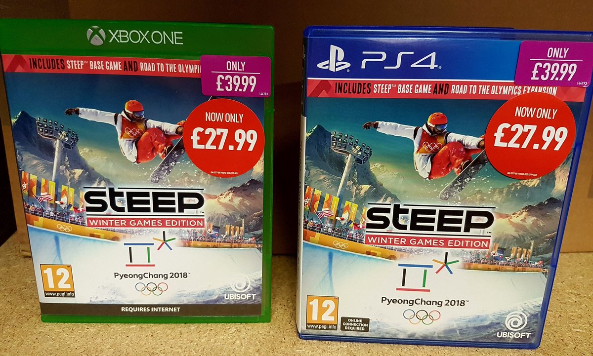 Tied to the screen watching the #WinterOlympics2018 .. Be part of the action in #SteepWinterGamesEdition .. Now only £27.99! #GAME https://t.co/BicOL06PIQ