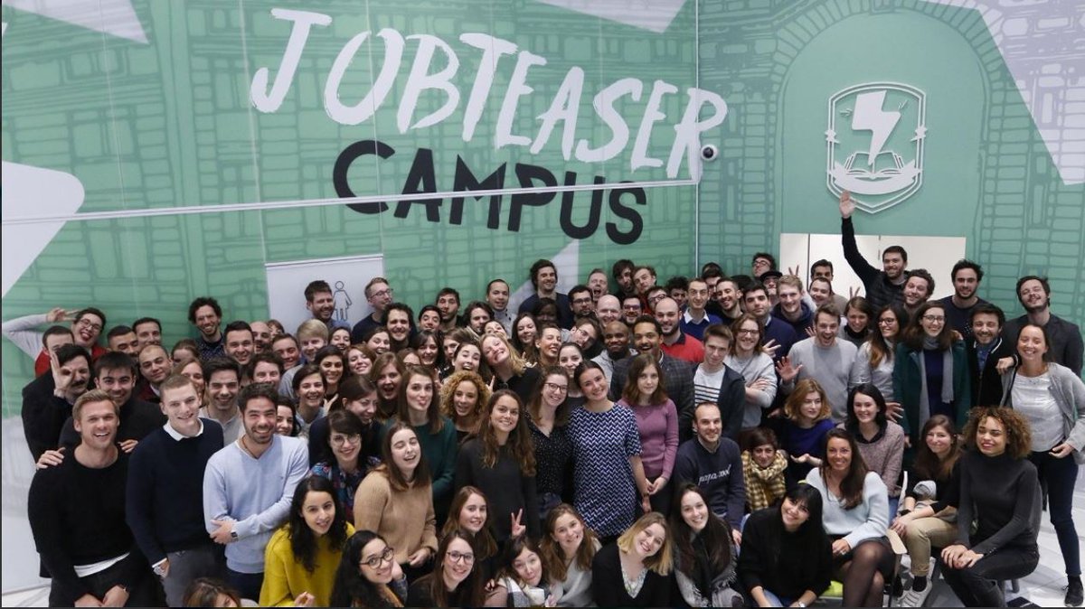 Today is a huge milestone for <a href="/jobteaser/">JobTeaser</a> ! This morning, our teams moved in our brand new head office at the heart of Paris!
➡️3000m² to welcome the fast-growing team of 130 collaborators, and to keep pursuing our mission : helping young talents to find their dream-job.