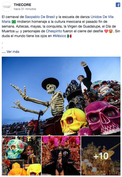 thecore_design's tweet photo. El #carnavaldeSaoPaulo 2018 y la escuela de danza #UnidosDeVilaMaria rindieron homenaje a la cultura mexicana 🇧🇷😍🇲🇽 #Mexico 
¿Ya viste las imágenes?https://t.co/XGu14T2x1C https://t.co/v5MeBn5yrG