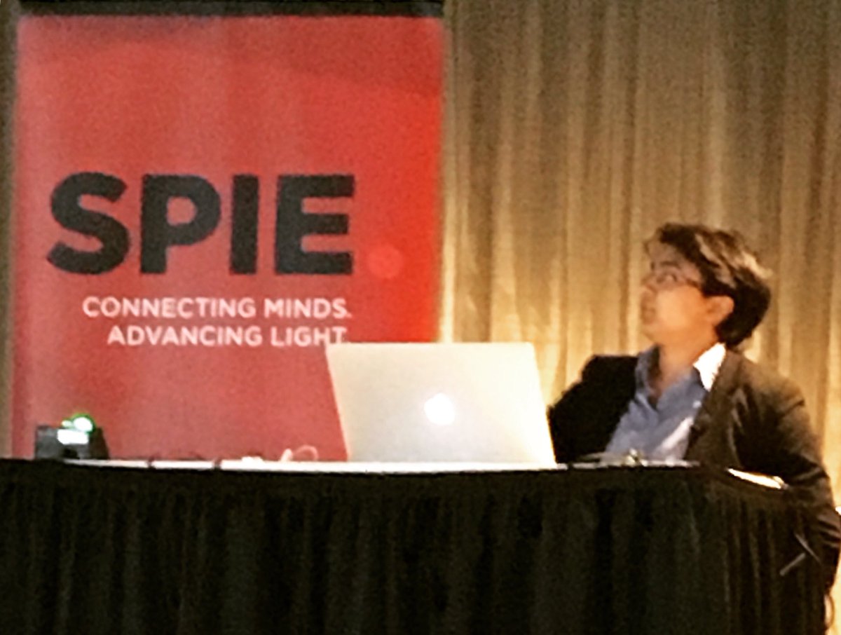 ViseVanderbilt's tweet image. Srijata Chakravorti, #MIPsLab member, talks about about a technique for segmentation of the pulvinar complex during #SPIEMedicalImaging 
#womeninstem #womenofvise #engineeringlife @SPIEevents