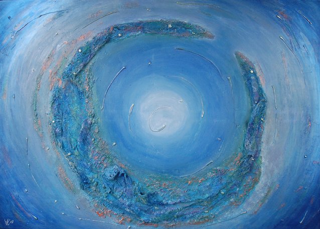 ARTmade_Maddi's tweet photo. Collage Nr. 3, "Innere Mitte", worked with acrylic paints 100x70cm, Completion: January 2018, unsaleable copy #innercenter #pictureoftheday #january #kunst #inneremitte #kreis #art #artist
#circle #frame #germany #painting #material #canvas #collage https://t.co/BUyurQwDfH