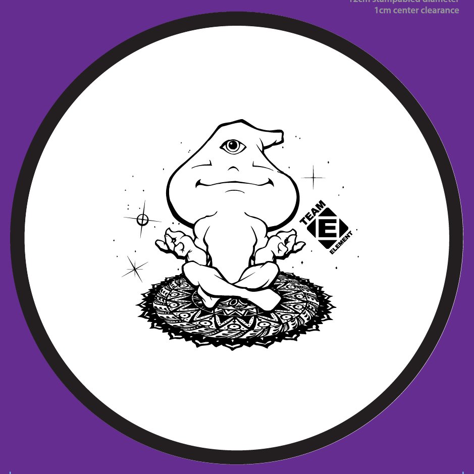 ElementDiscs's tweet image. Our #Element #Artist series kicks off with work by our friend Marm O. Set and his take on the elements!  We did all the main elements + the #fifthelement #Spirit   Here was his take on spirit!  #discgolfart #discgolf #custom #discgolfeveryday #earth #air #water #fire #zendiscgolf