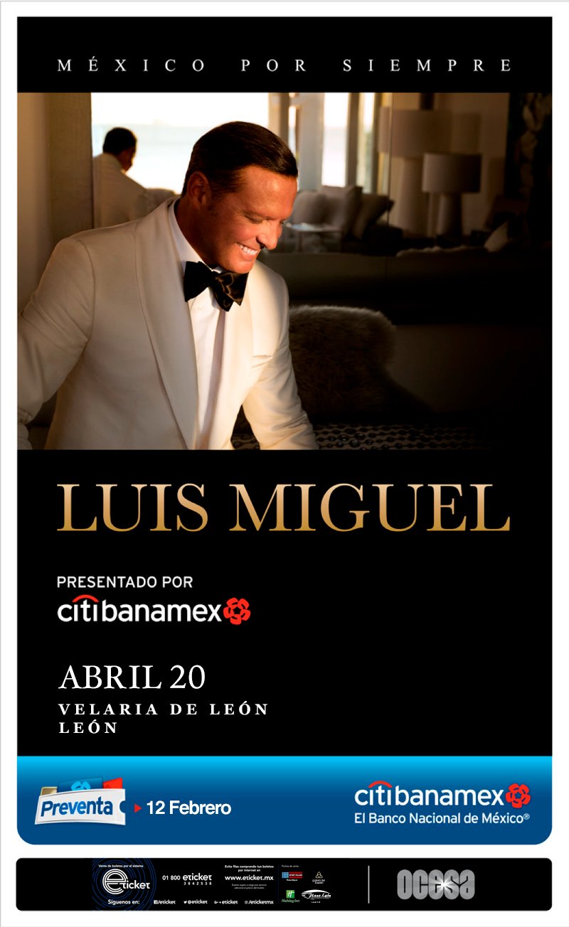 ETICKET on Twitter: "Arranca la preventa @Citibanamex para adquirir los