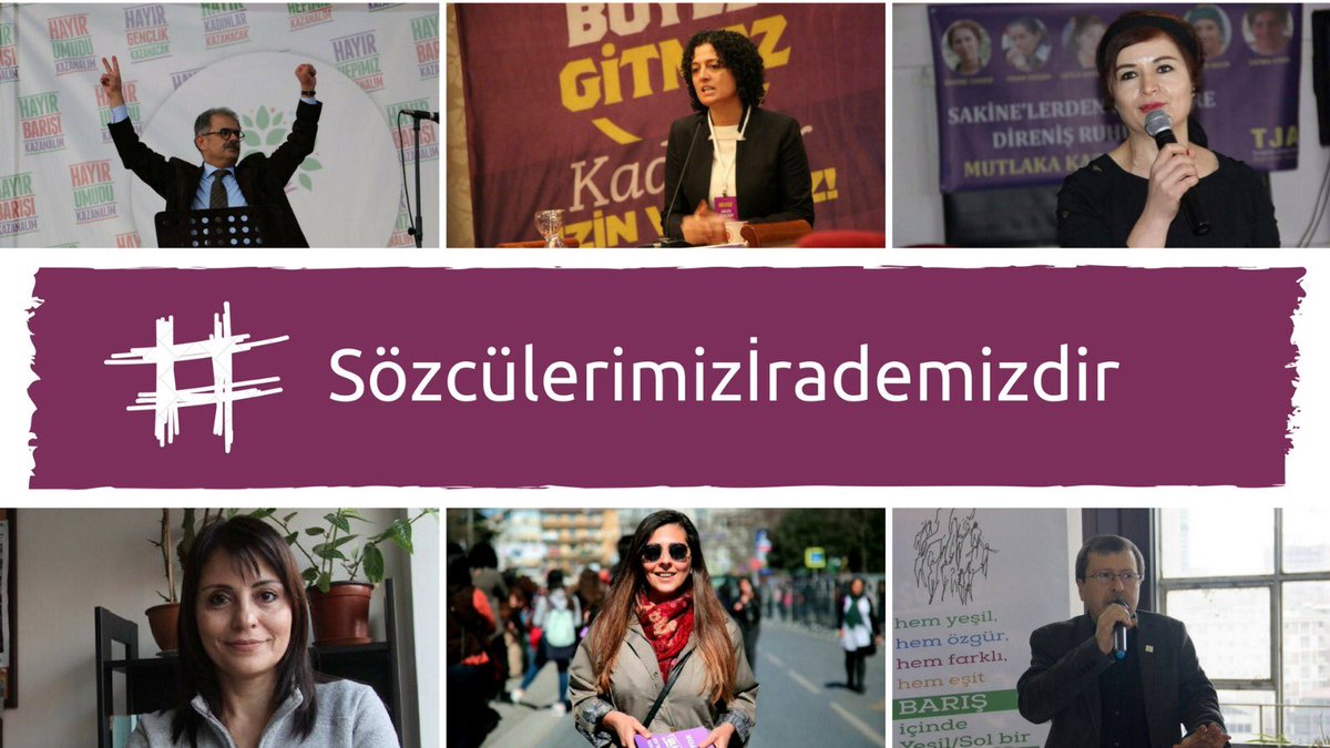 Bizlere ve Bileşenlerimize yönelik hukuksuz gözaltılarla irademizi teslim alamayacaklar. #Sözcülerimizİrademizdir