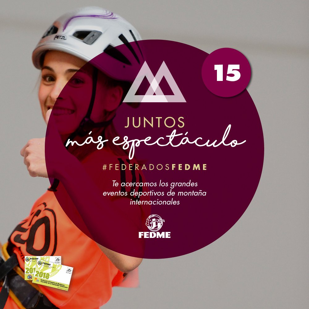 Queremos que disfrutes practicando y también disfrutando del mejor espectáculo #federadosfedme ow.ly/AnFK30im6dN