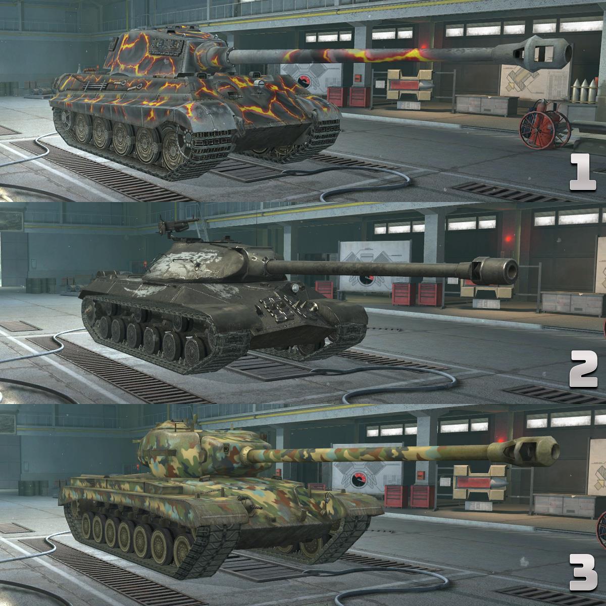 The best tanks in World of Tanks