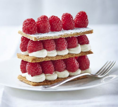 Will you be dining in this Valentines? There's plenty of great recipes out there...such as raspberry millefeuilles! #charleville #valentines
