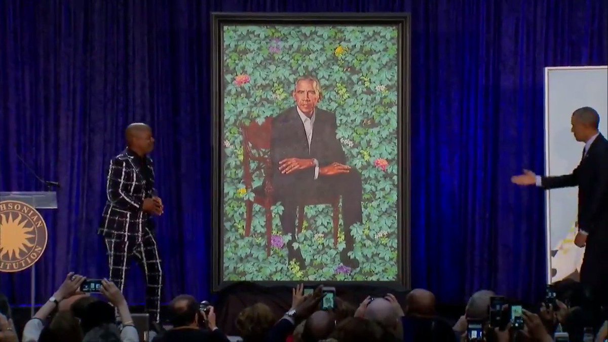2018 in review: Obama portraits unveiled at the National Portrait Gallery via @ReutersTV
