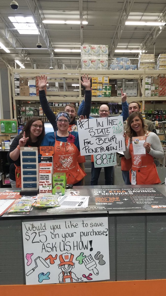 So excited to have the #1 Behr penetration in the STATE!! Great job Paint Department, I’m so proud of you all!! #growyourbusiness #proud <a href="/pdub5446/">Paul VandeWater</a>