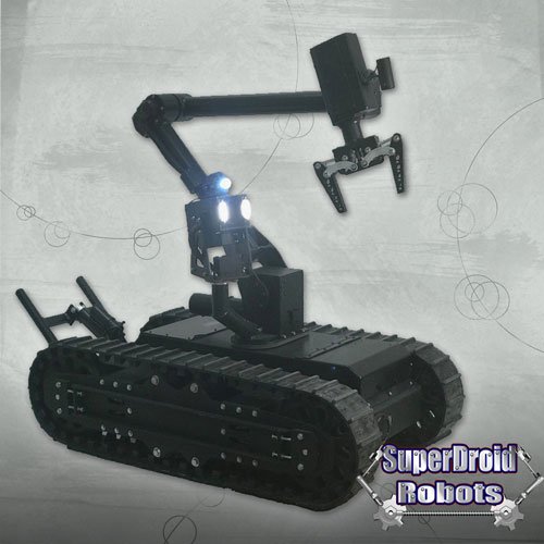 SDRobots's tweet image. SuperDroid Robots recognized as key manufacturer of EOD Robot Market. Our HD2 Robot can be equipped to handle many situations: ow.ly/JnhV30ilZuB 
Report: ow.ly/M6vd30ilZhK
#disasterRobot #SWATrobot #surveillanceRobot #military #police #tactical #globalsecurity