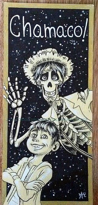 JackConiglio's tweet photo. Another fanart of Coco. This one is a bookmark c: I hope you'll like it (sorry for the bad quality of the photo ^^')
#Coco #cocopixar #Disney #disneyfanart #hectorrivera #hector #hectorcoco #miguel #miguelito #chamaco #bookmark #DisneyWorld #DisneyPixarCOCO https://t.co/hYqNqB0DhO