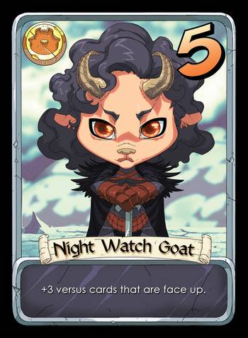 CardLords's tweet photo. This week’s featured #BattleGoats card is: Night Watch Goat
- Read more @ https://t.co/7vUnr0jEG5 #goats #cardgames #boardgames #tabletop https://t.co/oO8ieRFcJW