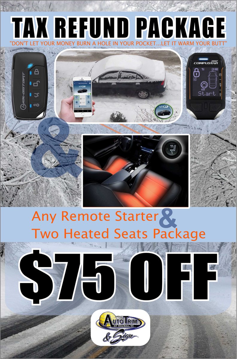 autotrimwausau's tweet image. Are you tired of working just to pay taxes?  Make your taxes work for YOU!  #mytaxesstartmycarforme #whatcanyourtaxesdoforyou