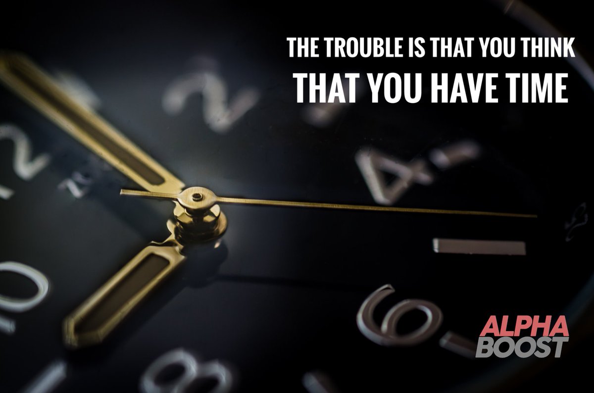 Time is ticking, start now

Follow us for more #dailyinspiration #dailymotivation #dailyquotes #motivationalquotes #inspirationalquotes #successquotes #motivation #inspiration #success #alpha #alphaboost #time #clock