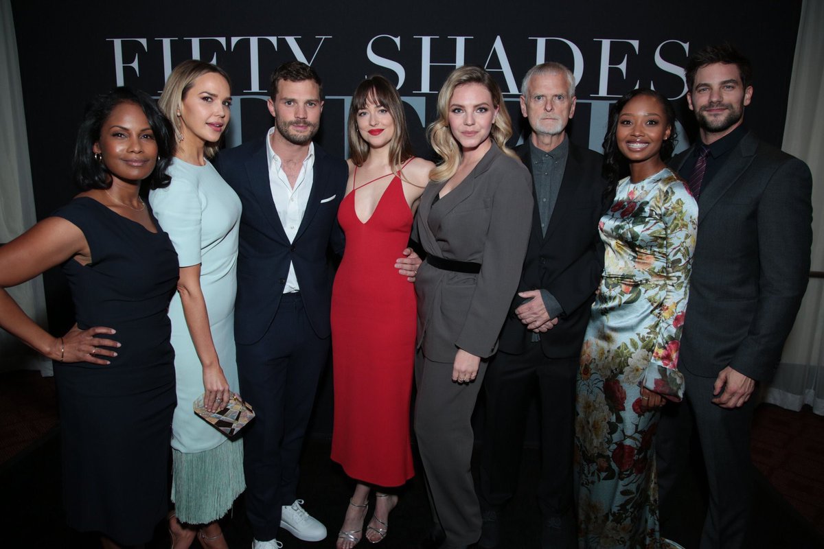 brantdaugherty's tweet photo. #FiftyShadesFreed is officially the #1 movie in the world right now! Thank you to all the fans who made that happen. You’re the best. I’m celebrating with a pint in London. Cheers! 🍺 https://t.co/bMcbD7LFNw