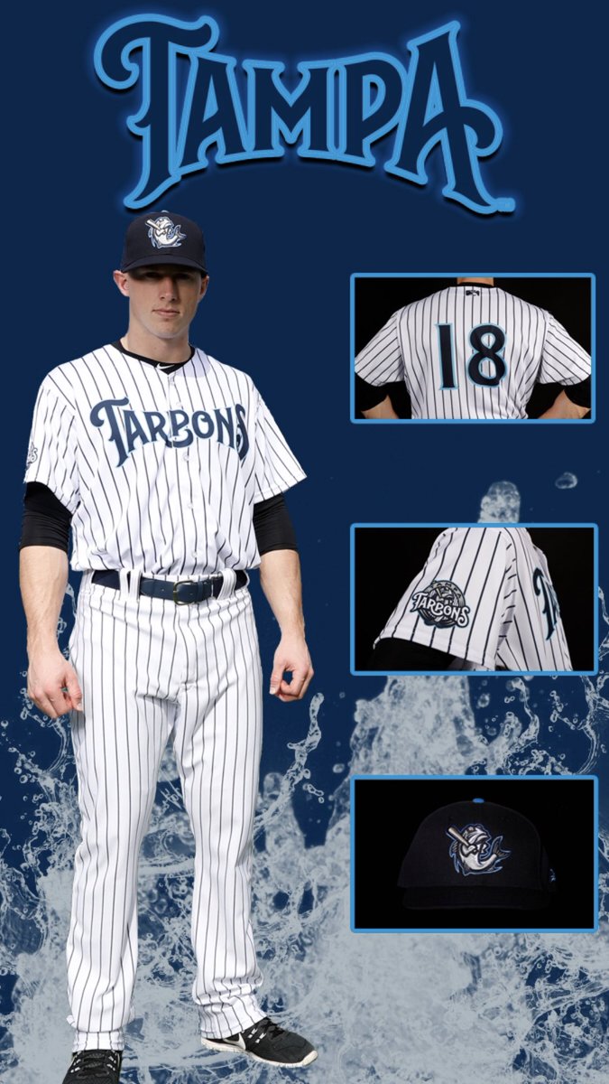 Tampa Tarpons på X: Closer look at the home unis