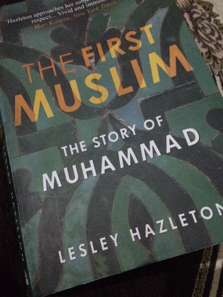 This February's love.
Always feel so privileged to be among Lesley Hazleton's readers.
#TheFirstMuslim 
#LesleyHezleton
