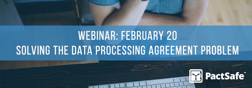 PactSafe's tweet image. Our latest webinar helps solve the #GDPR Data Processing Agreement problem—sign up here: bit.ly/2G8bjj8 #GDPRJoinTheDiscussion #GDPRWeek