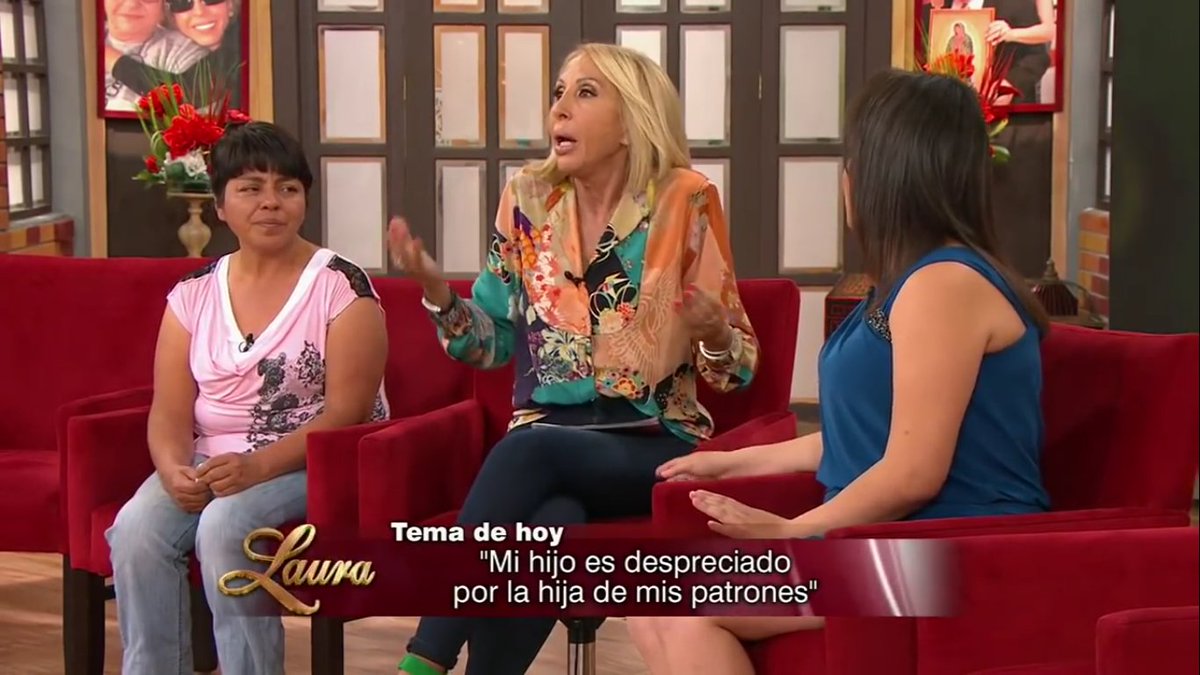 Tema de hoy: Laura Bozzo: Mi hijo es despreciado por la hija de mis  patrones ☑ GRABDO POR David Silva https://t.co/t7yaqG8jOR Para ver el  programa completo haz clic aqui, image size:1200x675