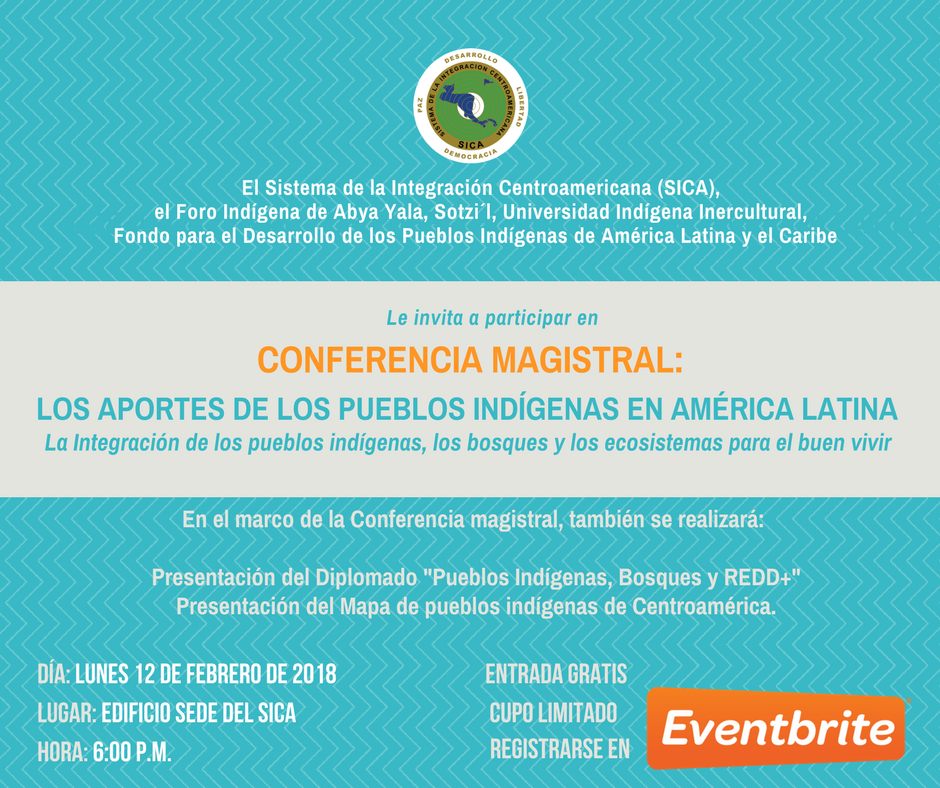 sg_sica's tweet photo. Apoyamos los esfuerzos de conservación y las prácticas de uso tradicional de los Pueblos Indígenas. 

Inicia la conferencia magistral sobre el aporte de los pueblos indígenas en América Latina. Transmisión en vivo aquí 👉https://t.co/XuBVzbQObp https://t.co/qKH1mrbaM8