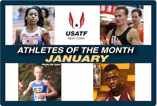 USATFNewYork's tweet photo. January Athletes of the Month - Asha Ruth, Stefan Lingmerth, Siena Muccini, Carlon Hosten
https://t.co/k8cFpQqNrM https://t.co/B9DdMV1Yam