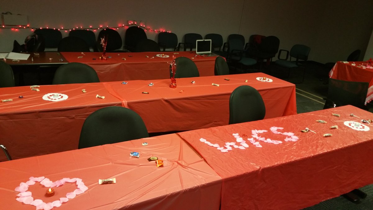WiCS_NCSU's tweet photo. Preparing for Galentine's Bash. Come join us in EB2,  Room 3211 at 7! https://t.co/4SX6IQ1qOE