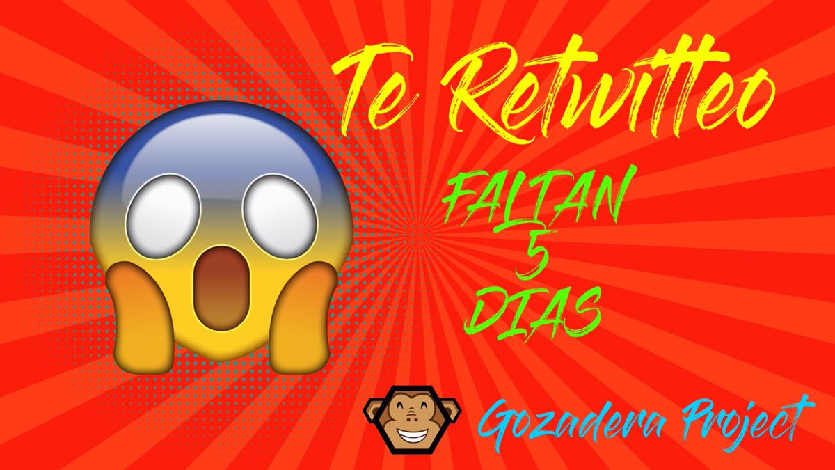 GOZADERAPROJECT's tweet photo. Atención🗣atenció
tan solo 5 días tendremos estrenó...😱😱😱 #TeRetwitteo #Champeta #monbaton #dubstep #merengue #electroflow #urbanolatino #music #humor #entretenimiento #poderlatino #GozaderaProject @zdey @GaryMedellin @BRIANCASTROR @vacilaorecords https://t.co/cdickZKH2y