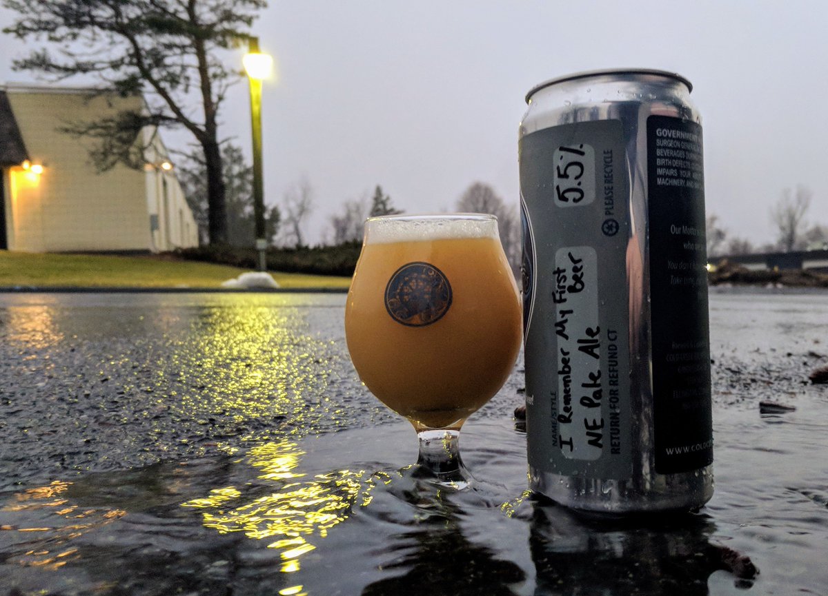 This Wednesday, we'll be releasing our assistant brewers', Andrew and Ross's, first recipe: "I Remember My First Beer! "

"I Remember My First Beer" is a 5.5% New England Pale Ale packed with CONNook (from Smokedown Farm in Sharon, CT), Amarillo, and Cascade hops. Cheers!