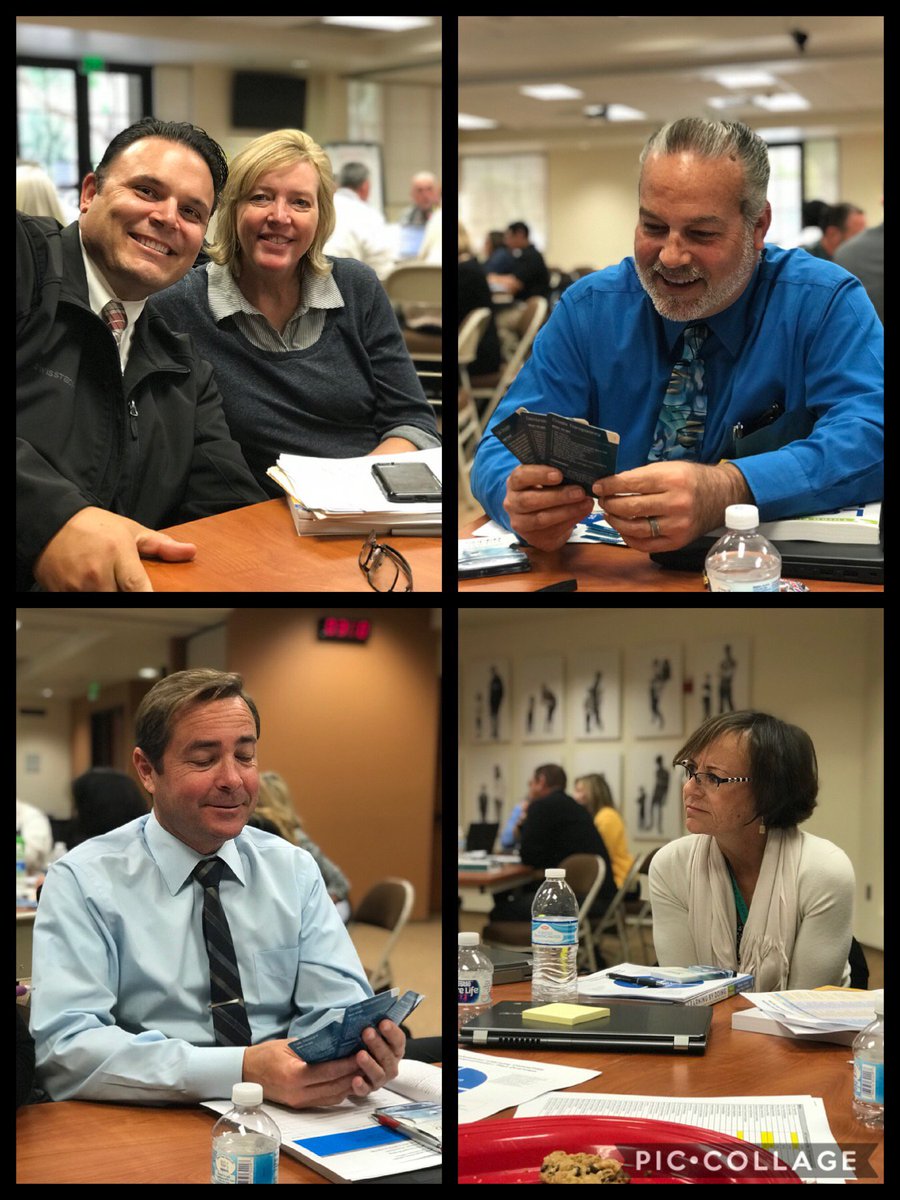PalisadesWaves's tweet photo. Principal Curt Visca is in a meeting with San Clemente area principals and our current focus is on our FranklinCovey Speed of Trust Cards. #cusdscfamily #capoadmin https://t.co/brqfgwdsmg