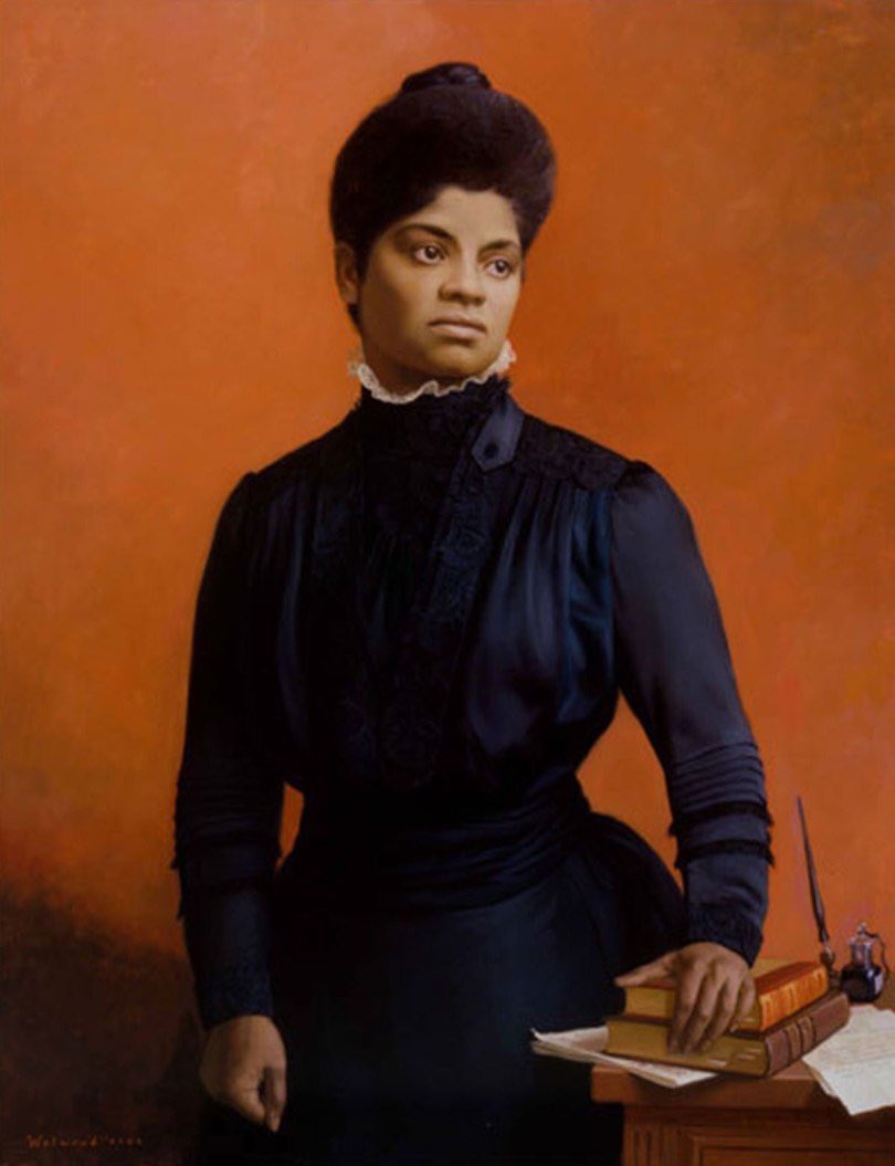 fsa_iu's tweet photo. We’re celebrating Black History Month by recognizing Ida B. Wells today! Not sure what the B stands for, probably Badass?? https://t.co/Y6HzLT4fi6